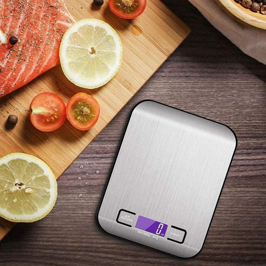 Digital Stainless Steel Kitchen Scale Multifunction Food Scale for Home Kitchen (random color)