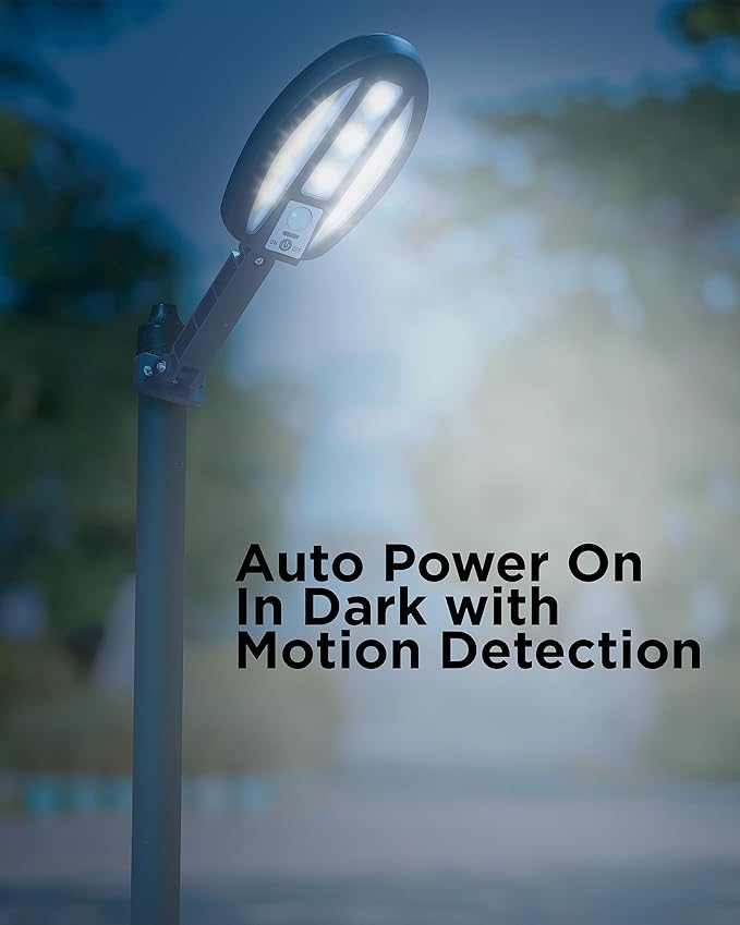 COB SOLAR SENSOR STREET LAMP for Outdoor Home &amp; Garden