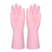 Dishwashing Rubber Gloves Non-Slip Household Laundry Kitchen Cleaning Gloves - Pair (Random color)