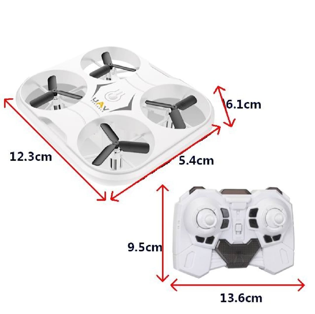 2.4GHz X53 Mini Four-Axis Remote Control Quadcopter Drone With 360 degree Movements and LED Lights (Random Color)