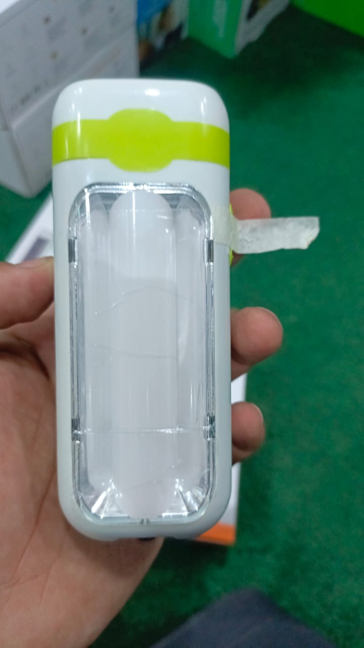 11 SMD LED Mini Torch Camping Rechargeable Lantern 2 Modes Emergency Light (Random Color)