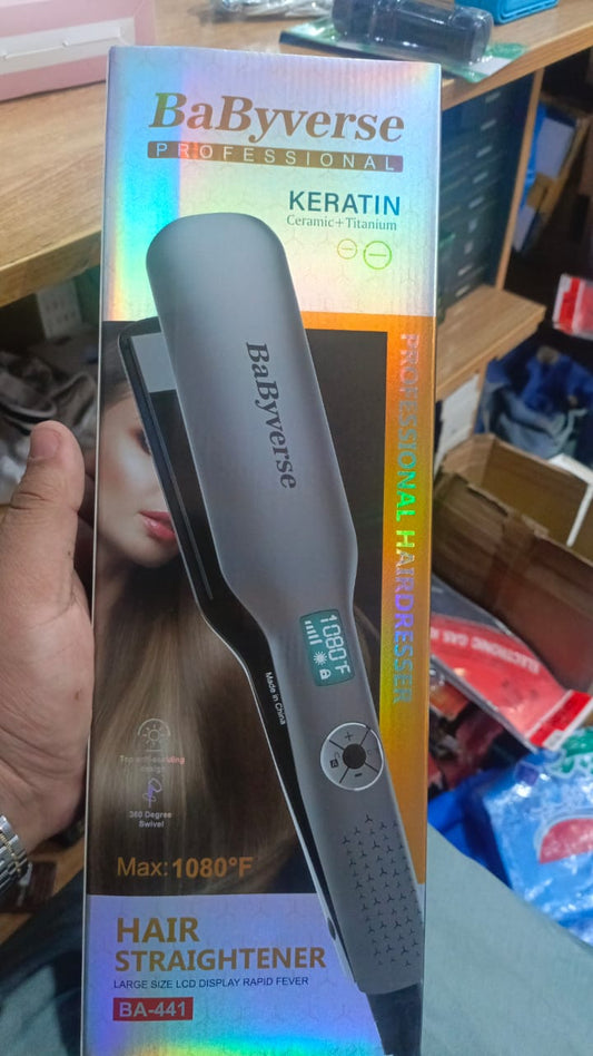 Babyverse Professional BaByverse Professional Keratin Hair Straightener (Random Color)