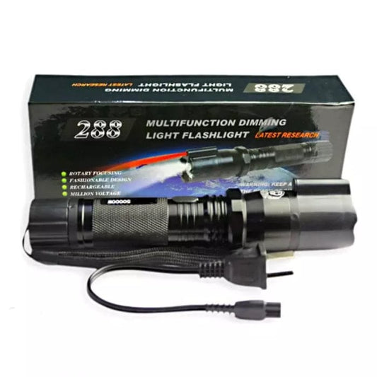 288 Flash Light Self defense Multifunction Flash Light Rechargeable flashlight With Laser
