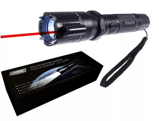 288 Flash Light Self defense Multifunction Flash Light Rechargeable flashlight With Laser