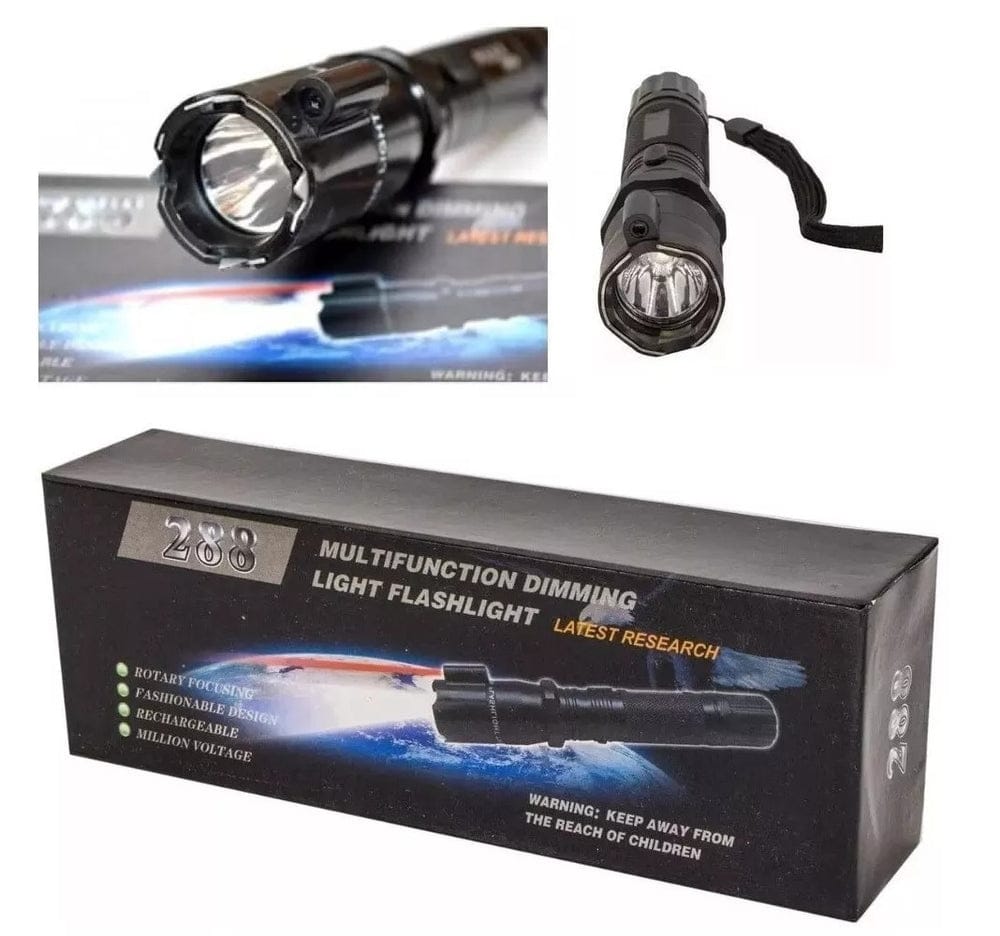 288 Flash Light Self defense Multifunction Flash Light Rechargeable flashlight With Laser