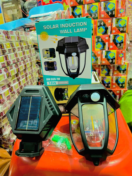 18W Outdoor Solar Induction Wall Lights Eco-friendly illumination for Your Outdoor Spaces