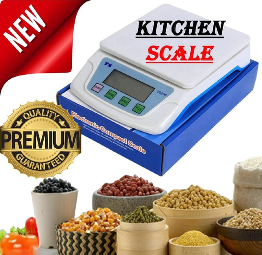 Ts-200 Kitchen Scale Digital Multi Purpose Kitchen Scale Weighing Scale, Upto 6 kg weight capacity
