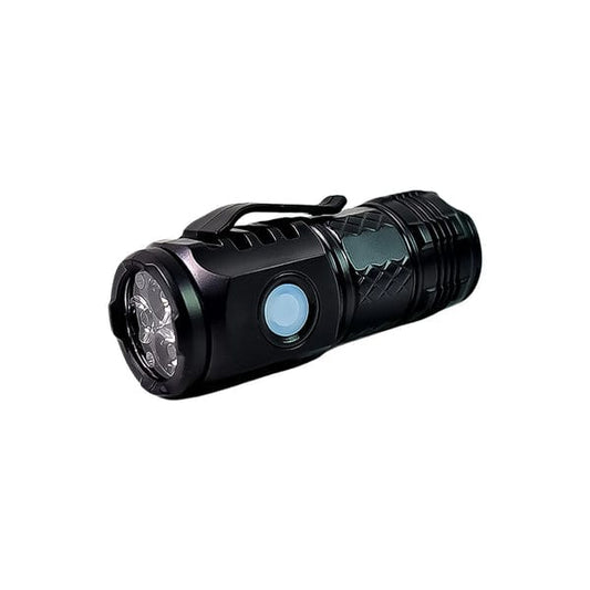 1 Pc Small LED Torch, Rechargeable Torch, 5 Lighting Modes Waterproof Handheld Flashlights for Power Cuts, Camping, Hiking, Outdoor