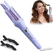 Hair Curler, 32mm Automatic Curling Iron, 3 Adjustable Temperatures And 2 Timer Reminders, Automatic Curling Iron For Long Hair, Double Anti-Scald Function, Australian Specification Plug, Suitable For Everyone ( Random Color )
