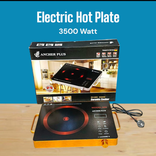 Ancher Plus SV-605 Infrared Cooker &amp; Hot Plate – Multifunction &amp; Digital Display – 3500W | Best Quality Cooker Digital Display ( Random Color )