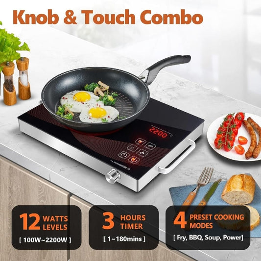 Ancher Plus SV-605 Infrared Cooker &amp; Hot Plate – Multifunction &amp; Digital Display – 3500W | Best Quality Cooker Digital Display ( Random Color )