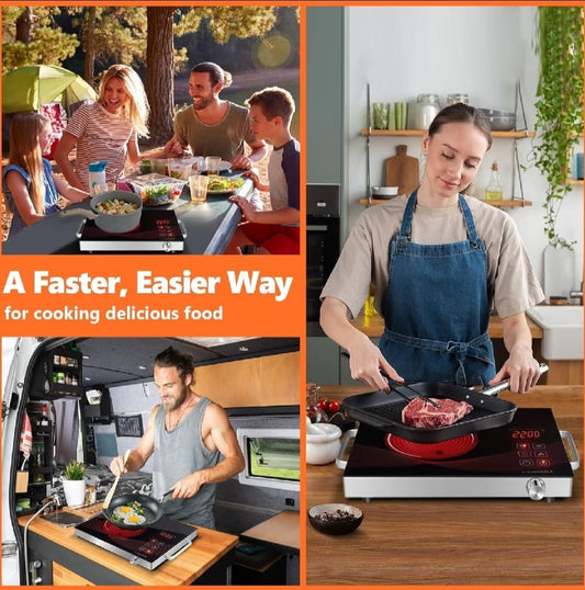 Ancher Plus SV-605 Infrared Cooker &amp; Hot Plate – Multifunction &amp; Digital Display – 3500W | Best Quality Cooker Digital Display ( Random Color )