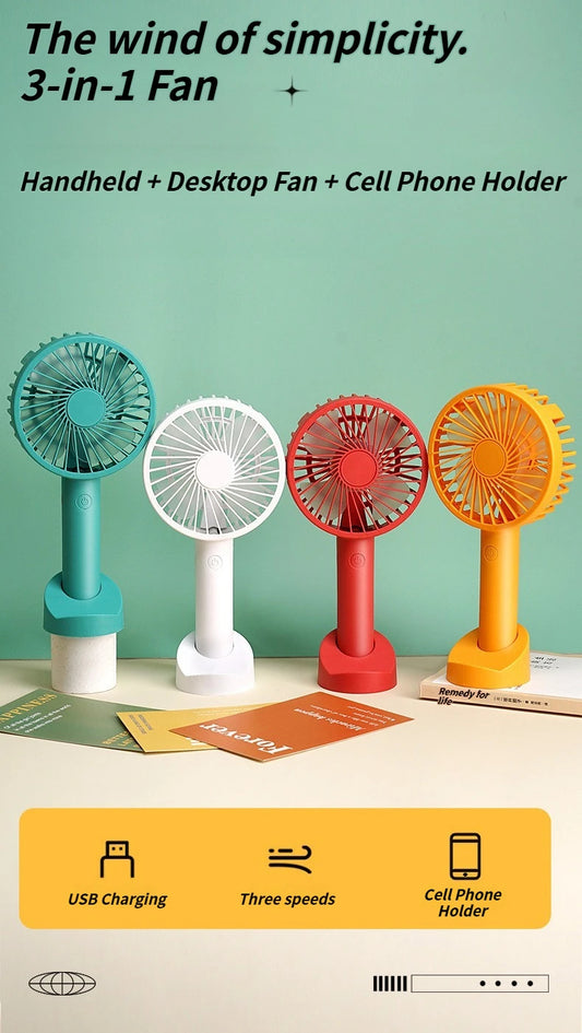 USB Rechargeable  Mini Cooling Fan (FREE DELIVERY)❤️